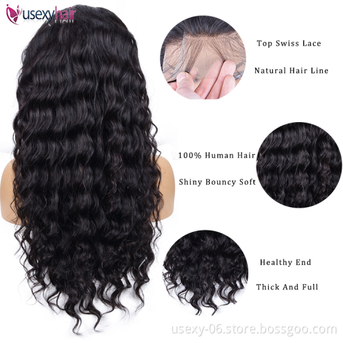 Dropshipping Wholesale curly cuticle aligned extensions brazilian virgin for black women lace front human hair wigs